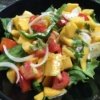 Gluten-free mango salad from Blue Diamond Breakfast Club